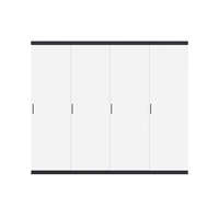 SUN ELEGANCE/DELUXE/FUSION 3m antracit csúsztatható üveg panel