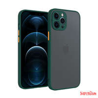 Cellect iPhone 12 Pro Max műanyag tok, zöld, narancs