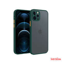 Cellect iPhone 12 Pro műanyag tok, zöld, narancs