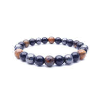 Karkötő gyöngyös, föld színek