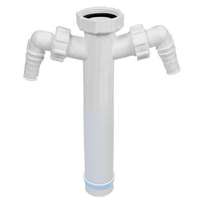 Styron Kötőcső 40mm 6/4", 2 mosógép csatlakozóval, 265mm, Styron