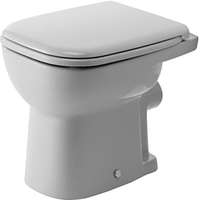 Duravit WC csésze lapos öblítésű, hátsó kifolyású, Duravit D-Code
