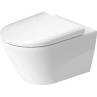 Duravit WC csésze mély öblítésű, fali, perem nélküli Rimless, Duravit D-Neo szett