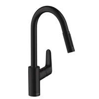 Hansgrohe Álló mosogatócsaptelep 240, Focus matt fekete, Hansgrohe