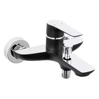 Ferro Kád csaptelep zuhanyszett nélkül, Adore Black/Chrome, Ferro