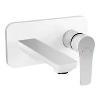 Ferro Mosdó csaptelep falsík alatti 19 cm, Adore White/Chrome, Ferro