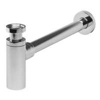 Ferro Búraszifon leeresztő nélkül 5/4", hengeres, króm, Rotondo, Ferro