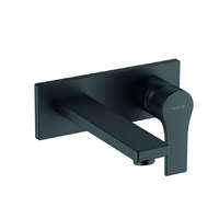 Kludi Mosdó csaptelep falsík alatti 180, Zenta SL matt fekete, Kludi