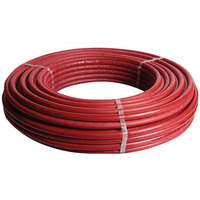 B.T. 5 rétegű (alubetétes) szigetelt cső 20mm, piros 50 fm/tekercs