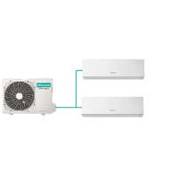 Hisense Hisense multi-split klíma szett 3,5kW (2AMW35U4RGC) kültéri egység + 2db 2kW New Comfort (DJ20YD00G) beltéri egység
