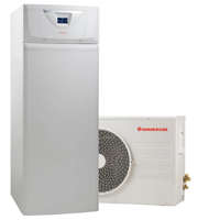 Immergas Immergas Magis Hercules Mini Pro 9 EH split rendszerű hőszivattyú 9kW, beépített 180L HMV és 25L puffertároló, 3kW patron, 1 fázis (3.034096)