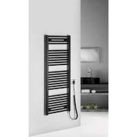 AQUALINE DIRECT-E elektromos matt fekete fürdőszobai radiátor, 45×132 cm (ILE34TB)