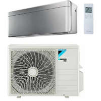 Daikin Daikin Stylish Silver FTXA35BS-RXA35A oldalfali split klíma szett 3,5 kW, ezüst