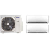 Korel Korel Optimus Plus multi-split klíma szett, 5,3 kW K2OE-18HFN8 kültéri + 2db 2,6 kW KMA32-09FNX beltéri, csepptálca és karterfűtéssel