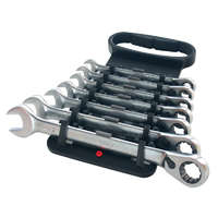 Strend Pro Honiton profi irányváltós, racsnis csillag-villáskulcs készlet, 7 db-os