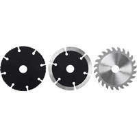 Drel Drel vágókorong készlet 3 db-os, 85 X 15 mm, szegmentált gyémánt, TCT, univerzális