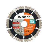 Waart Waart gyémánt vágókorong kemény anyagokhoz, KU vágóél, 125 X 22,2 mm