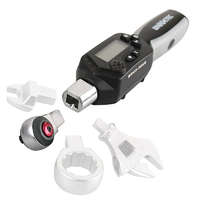 3/8" 60 Nm digitális nyomatékkulcs cserélhető fejjel