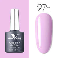  Venalisa One Step gél lakk sötét halvány rózsaszín 974