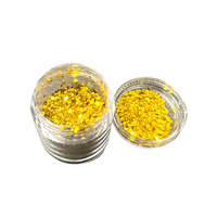  Holografikus glitter mix Sárga arany