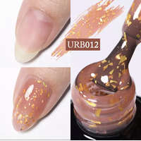  UR Sugar Rubber Base Gél barna-arany glitter urb012