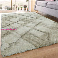 Budapest Carpet HOSSZÚ SZÁLÚ SHAGGY, Den. CAREN 555 bézs 60x110cm szőnyeg