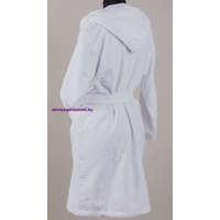 Naturtex NAT. Gyermek fürdőköntös 152-es méret 360g/m2 kapucnis fehér