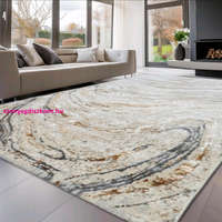 Budapest Carpet Den. Sunset new 0838 Cokme-Bézs 60x110cm modern szőnyeg