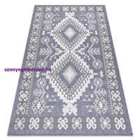 My carpet company kft Kab. Fonott sizal szőnyeg SION azték 3007 lapos szövött kék / rózsaszín / ecru 160x220 cm