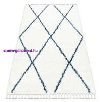 My carpet company kft Kab. Szőnyeg BERBER UNION 3683 krém / Rojt shaggy 120x170 cm