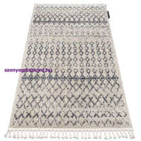 My carpet company kft Kab. Szőnyeg BERBER AGADIR G0522 krém / szürke Rojt shaggy 160x220 cm