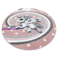 My carpet company kft Kab. PETIT szőnyeg PONY kör rózsaszín kör 140 cm