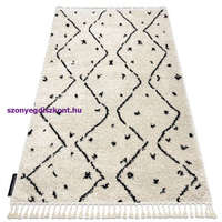 My carpet company kft Kab. Szőnyeg TETUAN B751 cikcakk krém Rojt shaggy 160x220 cm