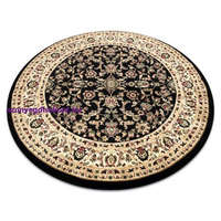 My carpet company kft Kab. Royal szőnyeg kör adr 1745 fekete kör 120 cm