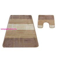 Dywanopol Dy. Fürdőszoba szőnyeg Montana 04N bézs 2 részes szett (50cmx80cm+40x50cm)