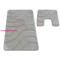 Dywanopol Dy. 2 részes fürdőszoba szett Montana Symphony Sand szürke (50 cm x 80 cm és 40 cm x 50 cm)