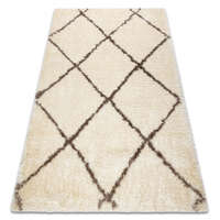 My carpet company kft Bolti 21. Szőnyeg FLUFFY 2373 shaggy - krém / bézs 80x150 cm