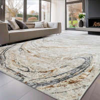 Budapest Carpet Den. Sunset new 0838 Cokme-Bézs 60x110cm modern szőnyeg