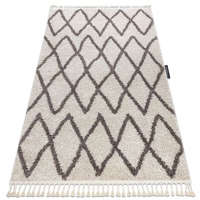 My carpet company kft Kab. Szőnyeg BERBER BENI krém Rojt shaggy 160x220 cm