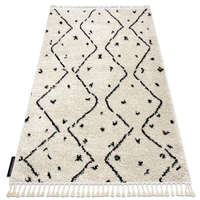My carpet company kft Kab. Szőnyeg TETUAN B751 cikcakk krém Rojt shaggy 160x220 cm