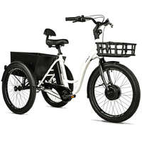 Elektromos kerékpár Leader Fox háromkerekű LOVELO, modell 2025 17,4 Ah / 626 Wh fehér