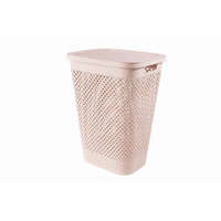 Curver Pure 55 l rózsaszín szennyestartó fedéllel