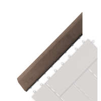 G21 Indiai teak átvezető profil a WPC burkolócsempékhez, 38,5 x 7,5 cm sarok (bal)