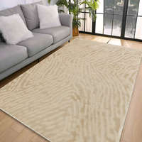 My carpet Den. Deluxy design Bézs Puha Szőnyeg 80x150cm-hátul gumis