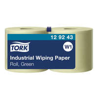 TORK Tork ipari törlőpapír 36cm átm. - 2 rétegű, zöld, 510m (Karton - 2 tekercs)