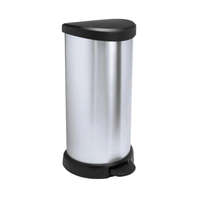 Curver Curver fémhatású pedálos szemetes belső kosárral 40L