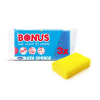 Bonus Bonus fürdőszivacs 14x9x3,5cm 3db-os