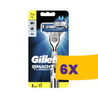 Gillette Gillette Mach3 Turbo borotva + 1db betét (Karton - 6 db)