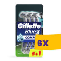 Gillette Gillette Blue3 Comfort eldobható borotva 6db (Karton - 6 csomag)
