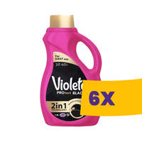 Violeta Violeta PROtect black mosógél fekete ruhákhoz - 30 mosás 1,8L (Karton - 6db)